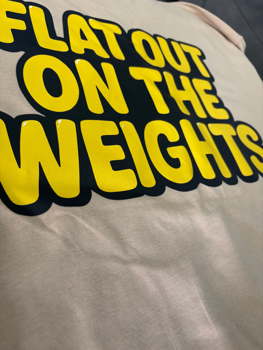 “Flat Out” tee